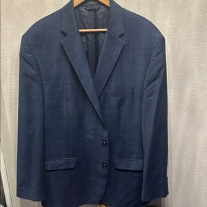 Lauren Ralph Lauren Navy Checkered Blazer